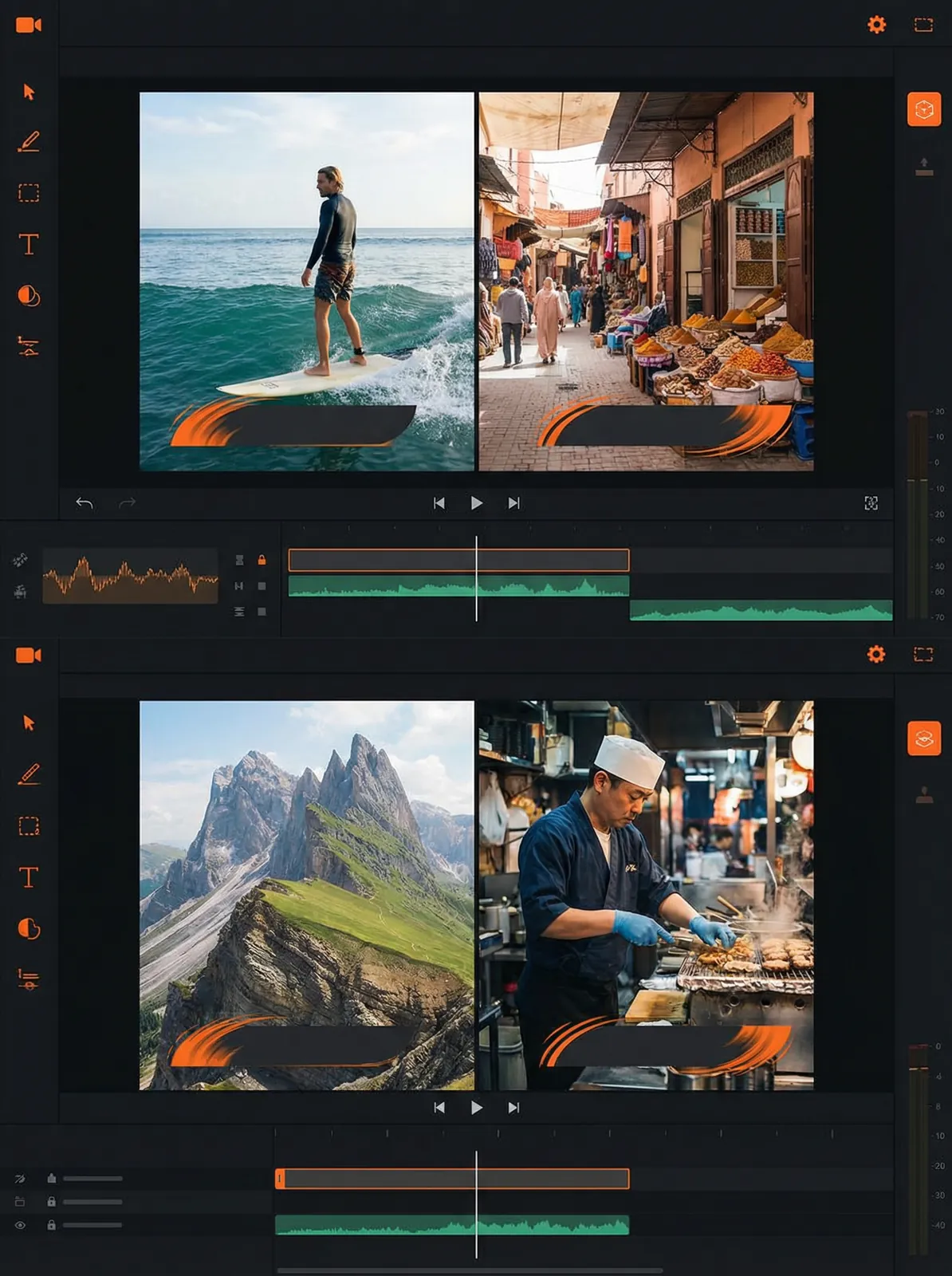 优博娱乐网站 Vlog开场模板设计